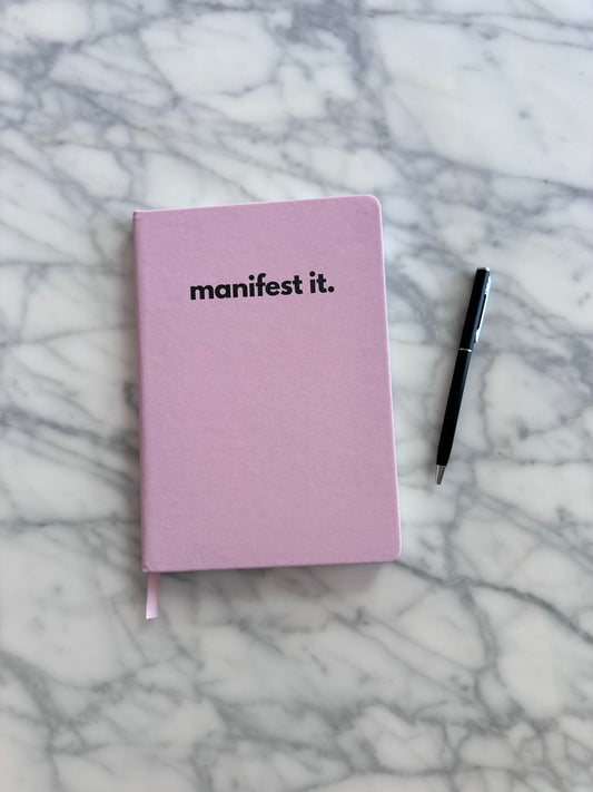 manifest it journal (pink)