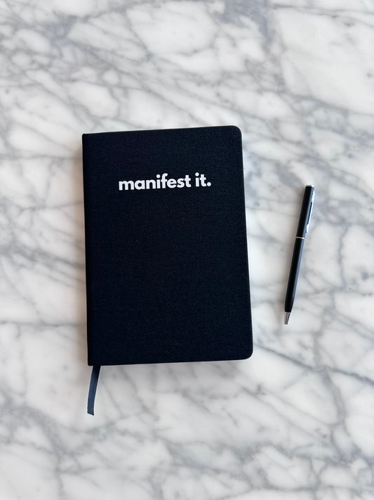 manifest it journal (black)